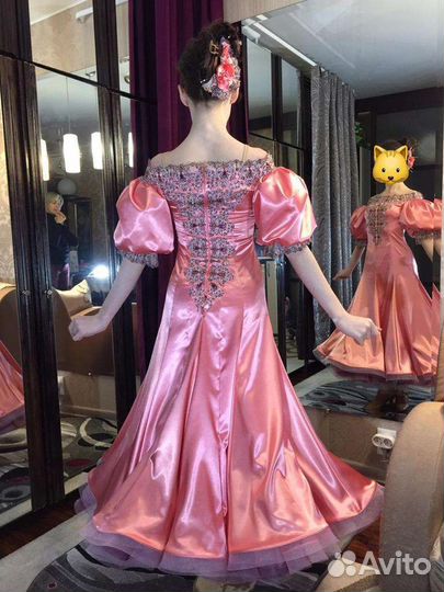 Платье для бальных танцев стандарт