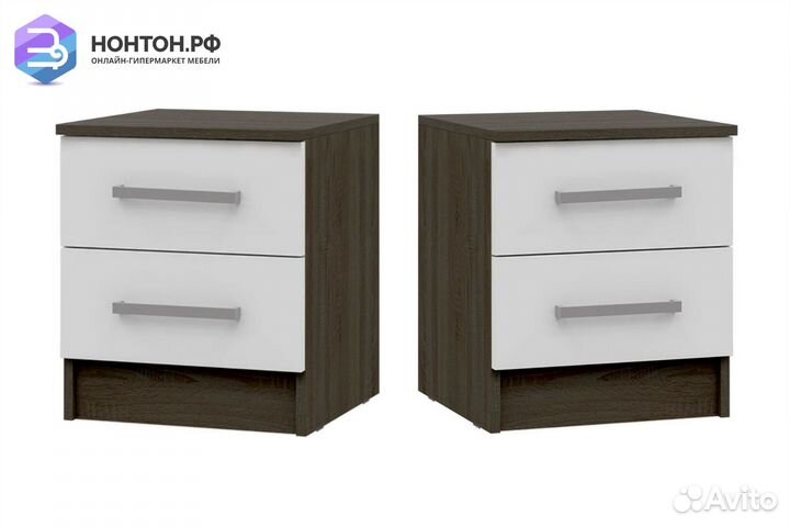Комплект тумб Мартина белый / венге