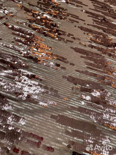 Ткань С пайетками на сетке