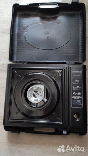 Плита газовая в кейсе плюс газовые баллончики