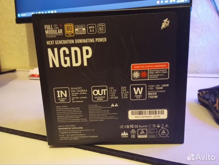 Блок питания 1STPlayer ngdp 750w