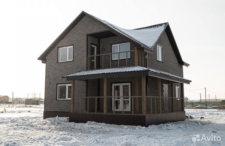 Каркасный дом 126 кв.м с коммуникациями 439-1