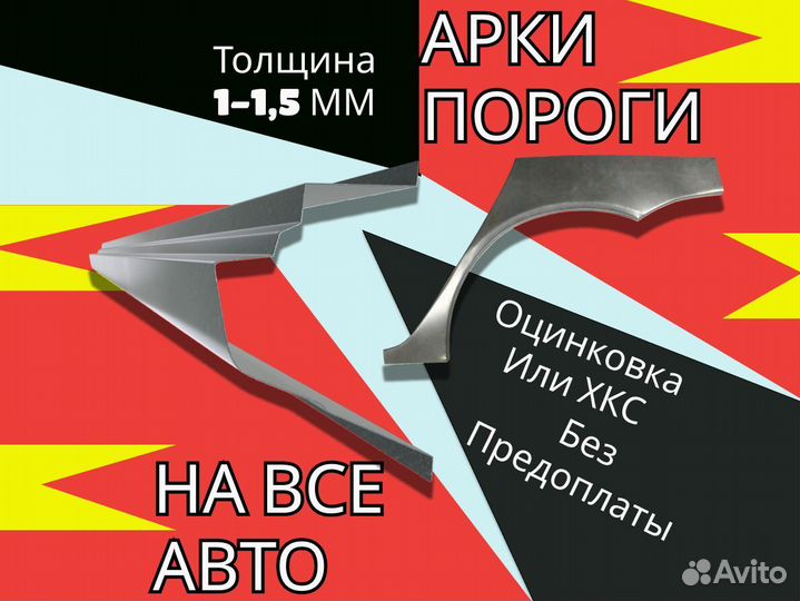 Ремонтные арки Kia Carnival