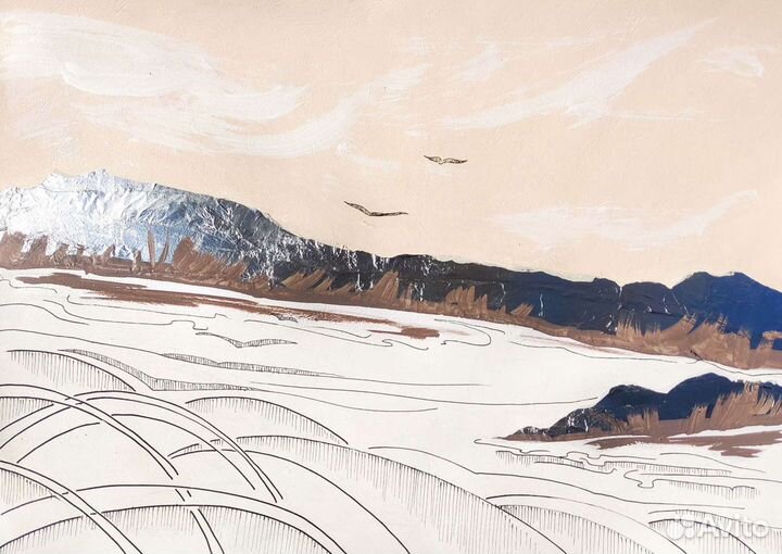 Картина пейзаж современный