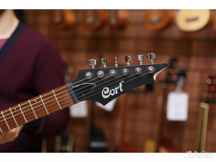 Cort X100-opbb красный санберст электрогитара