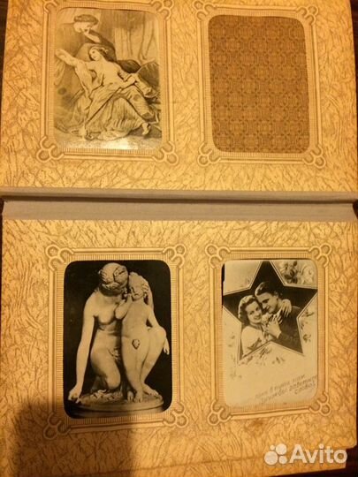 Старинный альбом с открытками