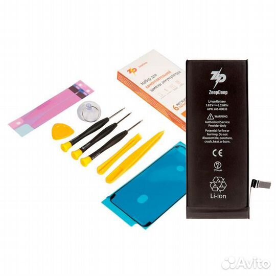 Набор для замены батареи iPhone 6S ZeepDeep: аккум