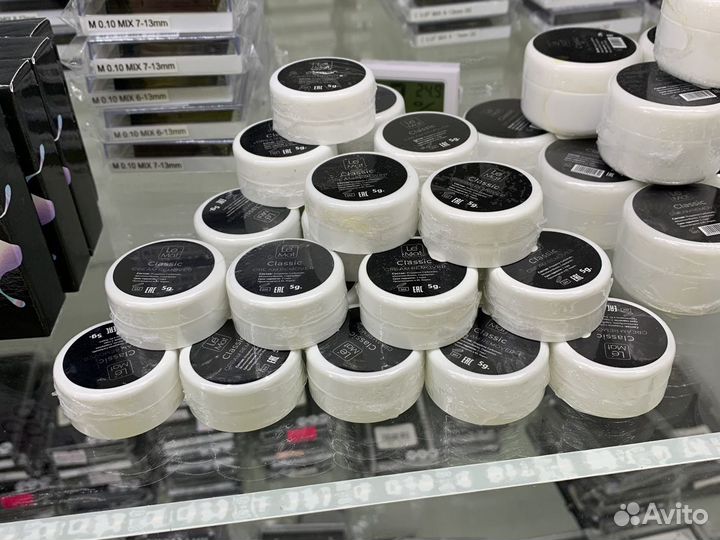 Ремувер для снятия ресниц, материалы