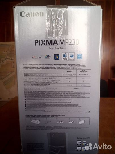 Принтер струйный Canon pixma MP230