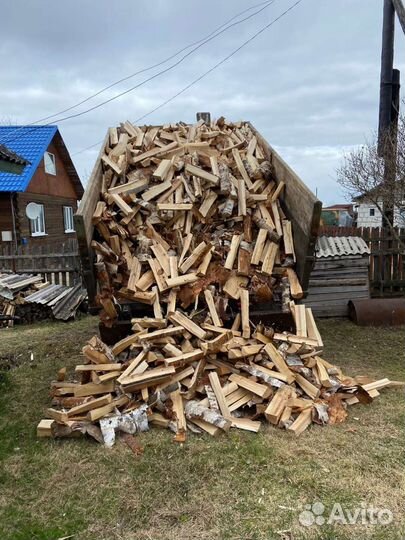 Дрова березовые колотые
