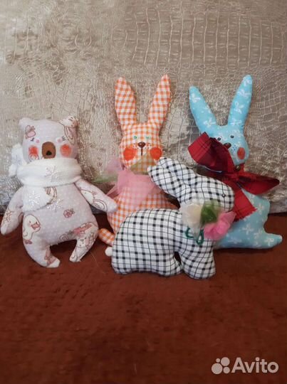 Петушки из ткани