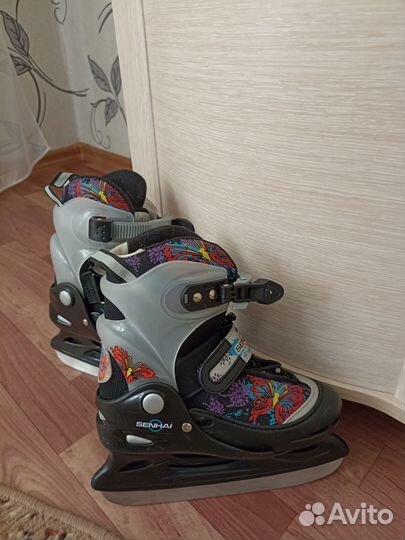 Коньки детские раздвижные 30 33