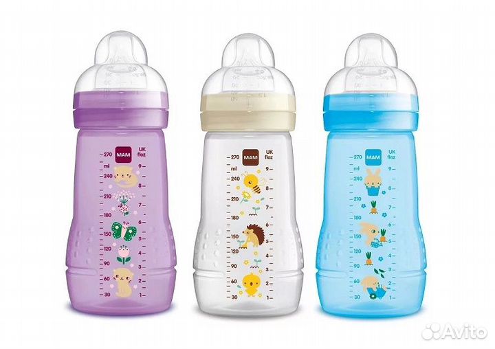 Бутылочки для кормления MAM Easy Active (2+ мес.)