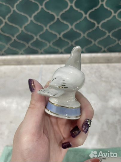Статуэтка Голубь Гжель СССР
