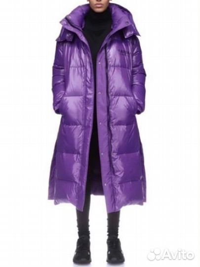 Длинный пуховик Yves Salomon оригинал