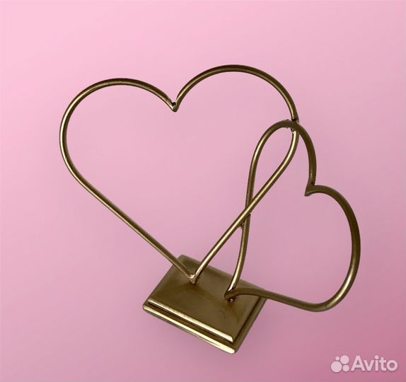 Статуэтка два влюблённых сердца