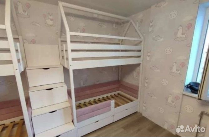 Двухъярусная кровать детская новая