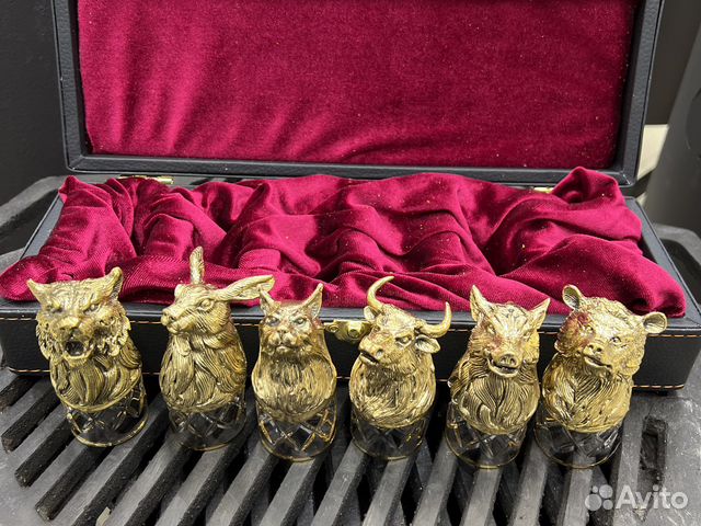 Стопки перевертыши латунь