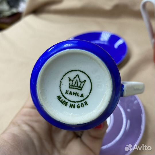 Неполный кофейный сервиз Kahla ГДР (сзр)