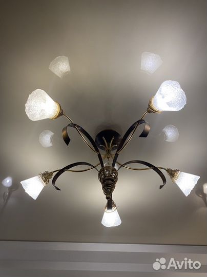 Люстра+2 бра