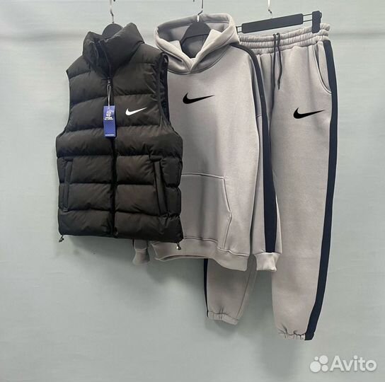 Мужской флисовый спортивный костюм Nike 3 в 1