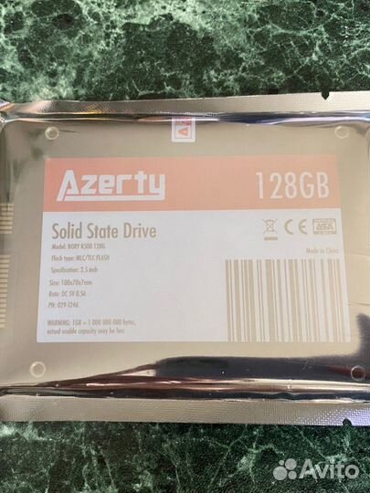 Новый Жесткий диск ssd 128 гб