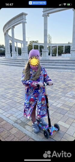 Пальто для девочки 134