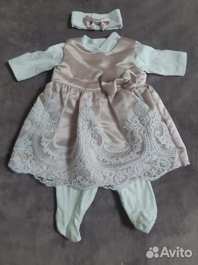 Комплект на выписку для девочки