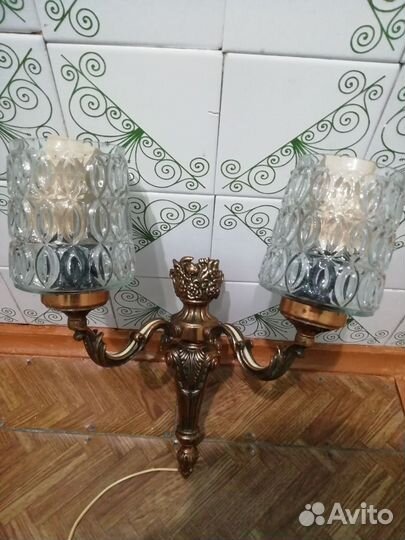 Настенный светильник бра ссср(силумин)