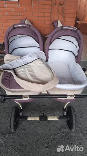 Коляска 2в 1 для двойни