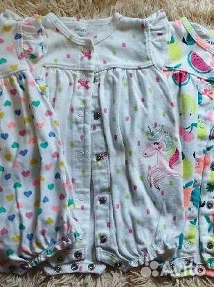 Песочники Картерс для девочки 2-3 месяца