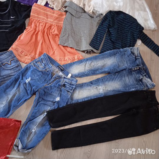 Пакет одежды 22 вещи для девочки 11-13 лет