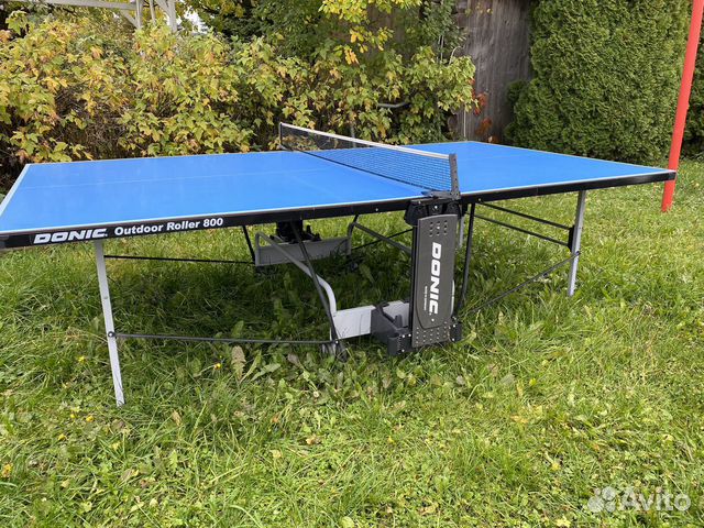Теннисный стол donic outdoor roller 800 б/у объявление продам