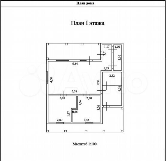 Дом 93 м² на участке 6,5 сот.