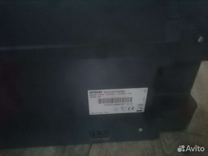 Принтер epson stylus CX 4300 на запчасти