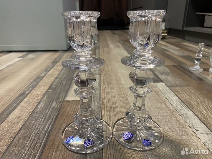 Хрустальные подсвечники