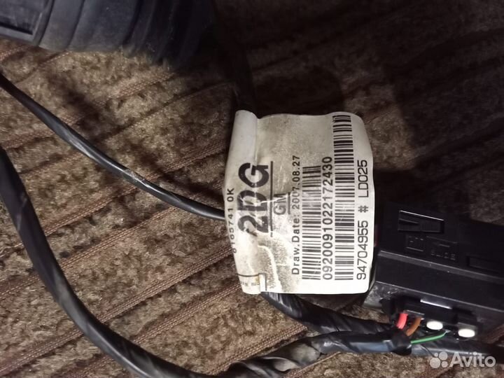 Жгут проводки задней левой двери Opel Astra H