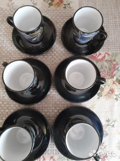 Кофейные пары/комплект 6пар.Фирма waltz. Германия