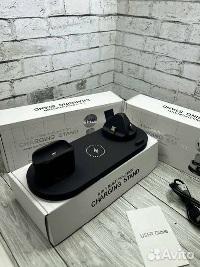 Беспроводное зарядное устройство 6 в 1