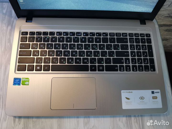 Игровой asus 4Core/4Gb/SSD240GB/GF 920mx