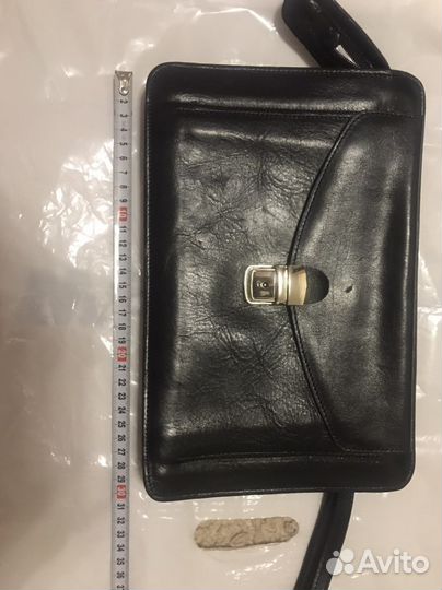 Барсетка кожаная мужская