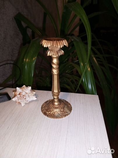 Подсвечник латунь бронза