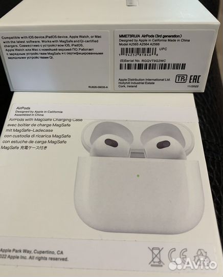 Наушники airpods