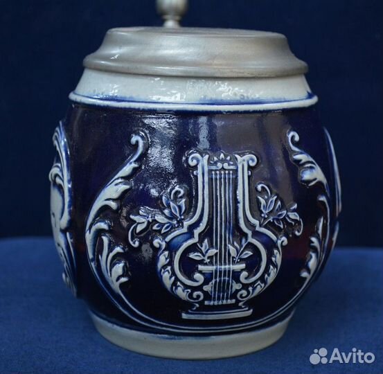 Пивная кружка- германия. бочонок. высота 13 см