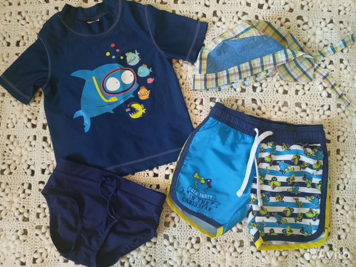 Футболка для плавания, шорты