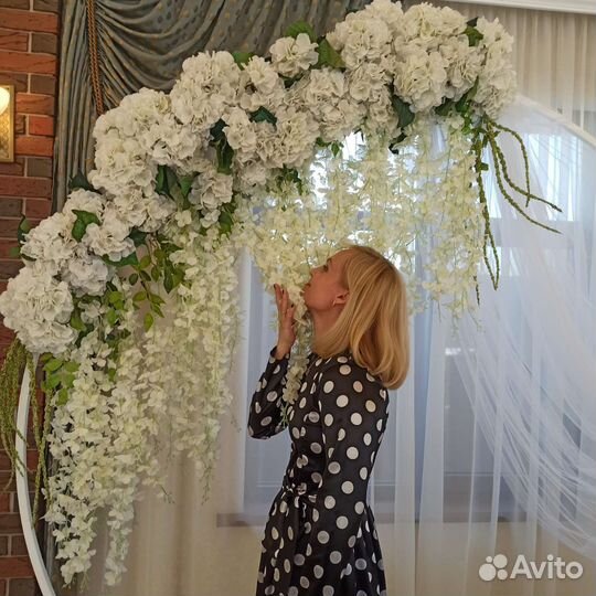 Аренда арки с цветами