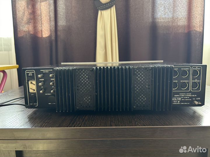 Усилитель барк 001 и эквалайзер прибой э014с