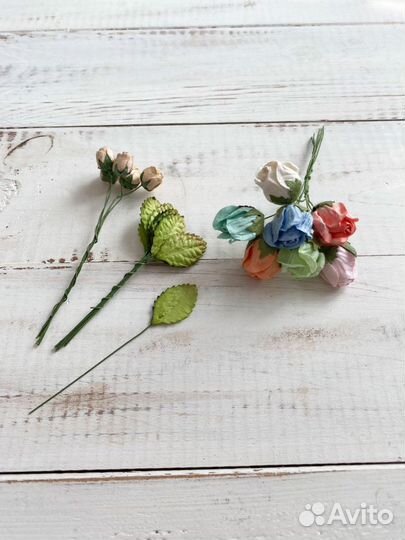 Цветы для скрапбукинга