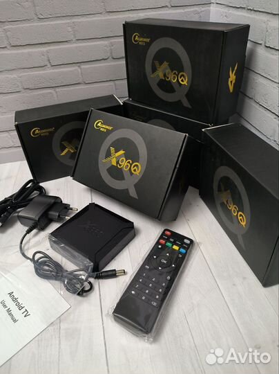 SMART tv приставка X96Q 2/16гб Android 10 новые