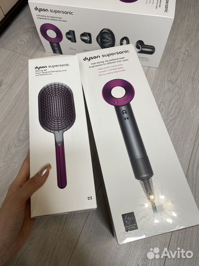 Фен стайлер Dyson 1:1 + Расчески Набор Дайсон HD08